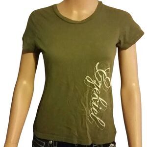 Army green tshirt by Ezekiel M